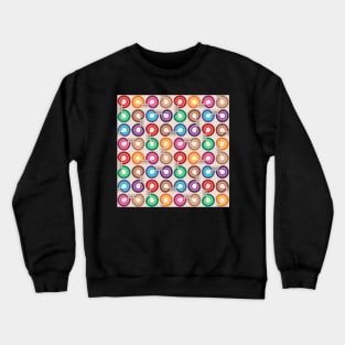 Mid Century Modern Retro Pattern Crewneck Sweatshirt